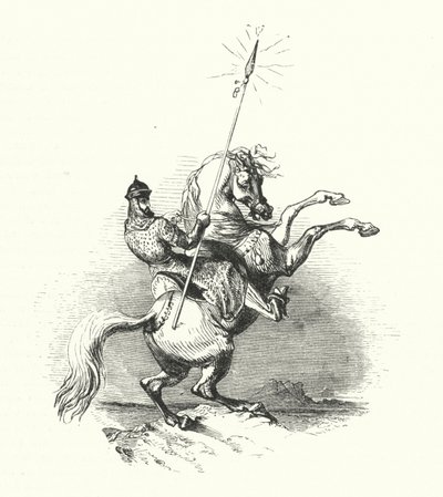 Horseman of Brass by William (after) Harvey