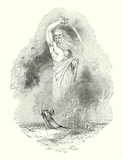 Merchant and Jinee by William (after) Harvey