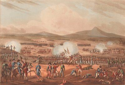 Battle of Fuentes de Onoro by William (after) Heath