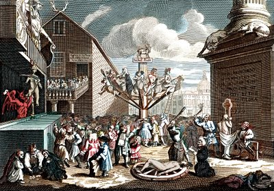 Emblematical print of the South Sea Scheme by William (after) Hogarth