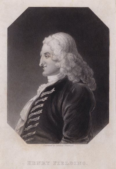 Henry Fielding, English novelist and playwright by William (after) Hogarth