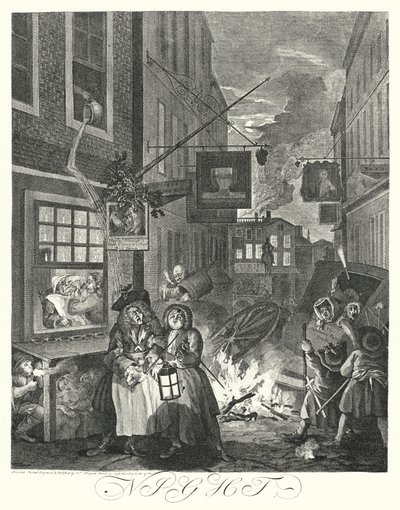 Night by William (after) Hogarth