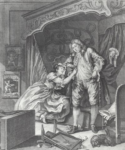 Woman Becomes Prostitute in 18th Century England by William (after) Hogarth