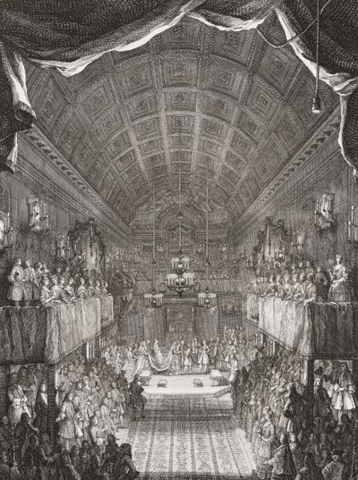 Marriage, Anna, Princess Royal and William IV, Prince of Orange by William (after) Kent