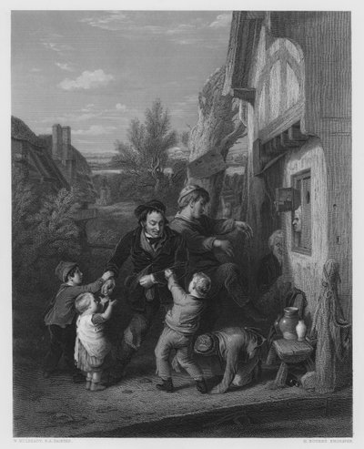 Fair-Time (from the picture in the Vernon Gallery) by William (after) Mulready