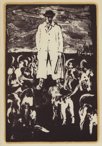 Illustration for Memoirs of a Fox-Hunting Man by Siegfried Sassoon by William (after) Nicholson