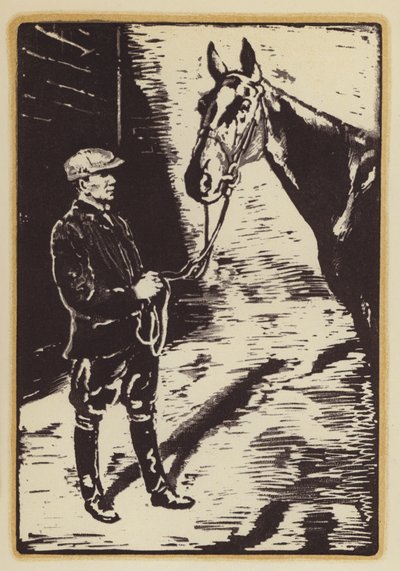 Illustration for Memoirs of a Fox-Hunting Man by Siegfried Sassoon by William (after) Nicholson