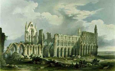 Whitby Abbey from the South West, from 