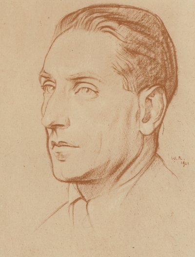 Compton Mackenzie by William (after) Rothenstein