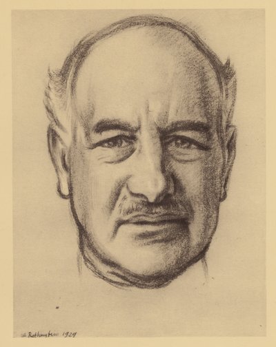 Portrait of Rt Hon Lord Melchett of Landford by William (after) Rothenstein