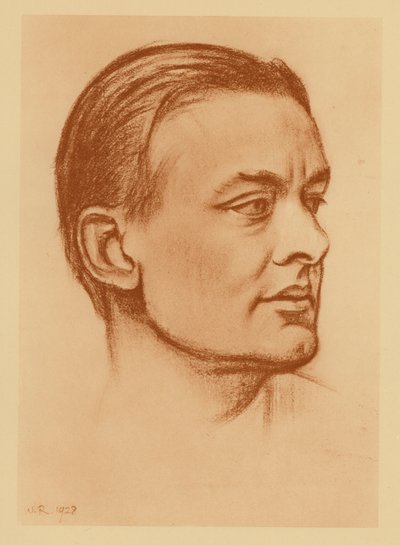 Portrait of T S Eliot by William (after) Rothenstein
