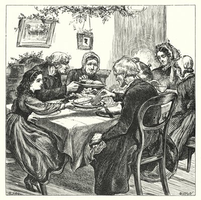 Christmas in the Workhouse by William (after) Small