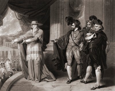 Francisco Jimenez de Cisneros answers the nobles by William (after) Ward