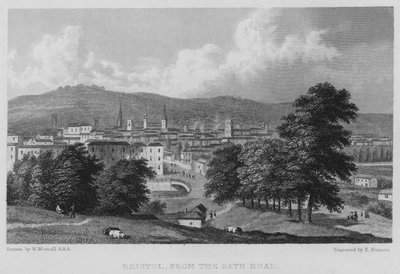 Bristol, from the Bath Road by William (after) Westall