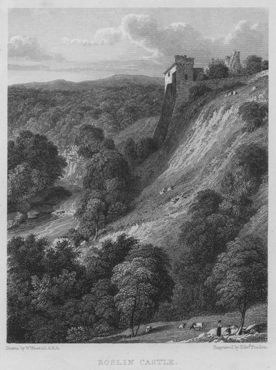 Roslin Castle by William (after) Westall