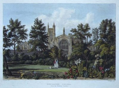 Winchester College from the Warden
