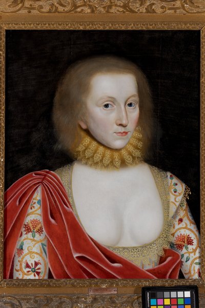 Portrait of a Lady, c.1585-1619 by William (studio of) Larkin