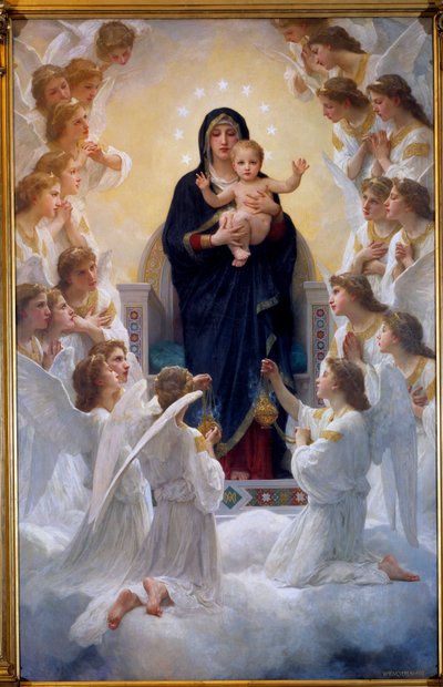 The Virgin with Angels by William Adolphe Bouguereau