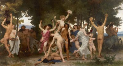 The Youth of Bacchus by William Adolphe Bouguereau
