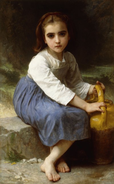 Young Girl with a Pitcher by William Adolphe Bouguereau