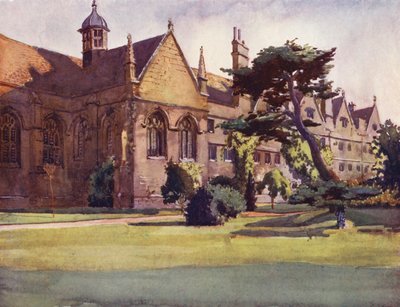 Wadham College Garden Front by William Ainsworth Wildman