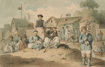 A Group of Chinese People on a River Watching the Earl of McCartney