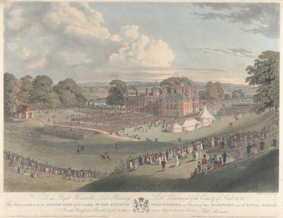 Dinner Given to the Kentish Volunteers (at the Mote, Maidstone) by William Alexander