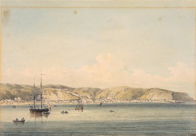 The Town of Valparaiso on the Coast of Chili by William Alexander