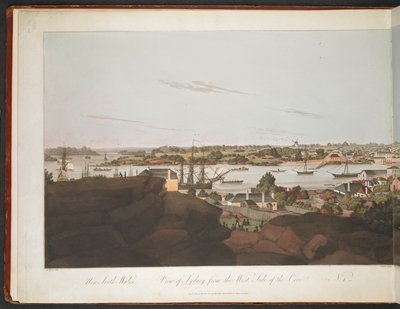 View from Sydney of the west side of the cove by William Alexander