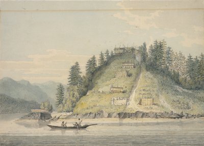 Village of Friendly Indians, at the Entrance of Bute