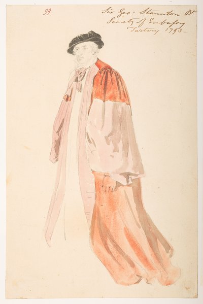WD 959 section 1 f.99, Sir George Staunton by William Alexander