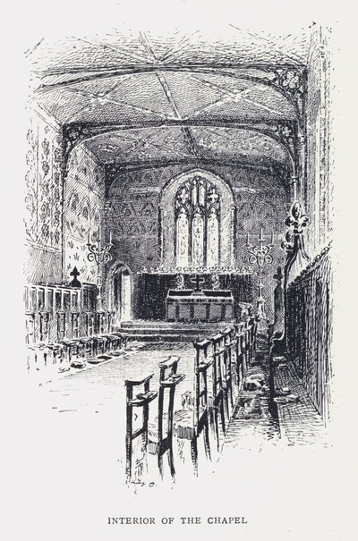Interior of the Chapel by William Alexander Ansted