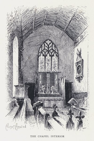 The Chapel Interior by William Alexander Ansted