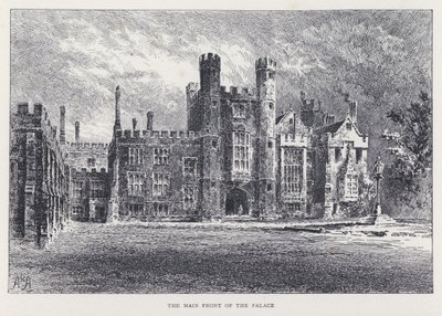 The Main Front of the Palace by William Alexander Ansted
