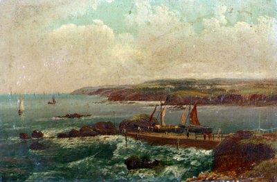 Port Bude, in Devon by William Allan