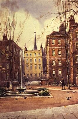 Fountain Court, Temple by William Allister Macdonald