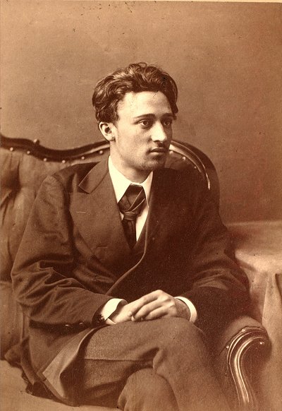 Portrait of the Author Vsevolod Mikhailovich Garshin by William Andreevich Carrick