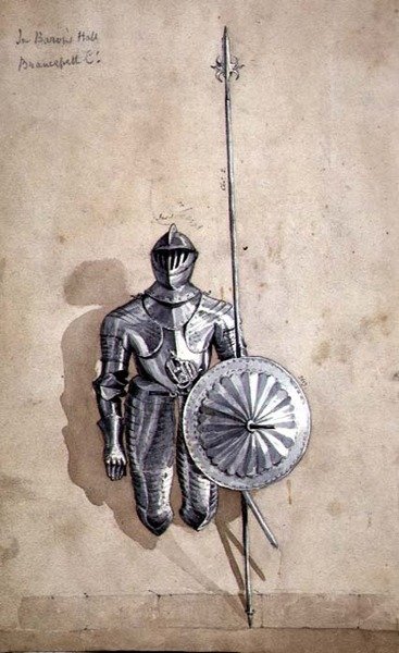 Study of a Suit of Armour in the Baron