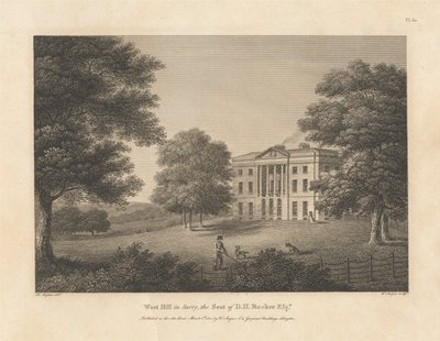 West Hill in Surrey, the Seat of D. H. Rucker Esqr. by William Angus