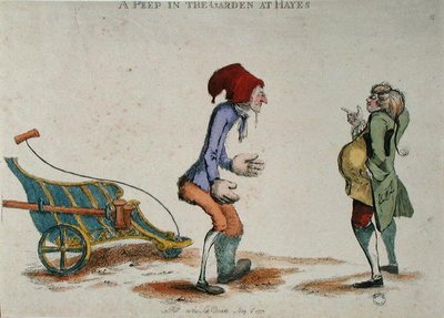 A Peep in the Garden at Hayes, May 1773 by William Austin