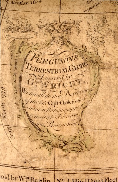 Cartouche in North Pacific Ocean, c.1795 by William Bardin