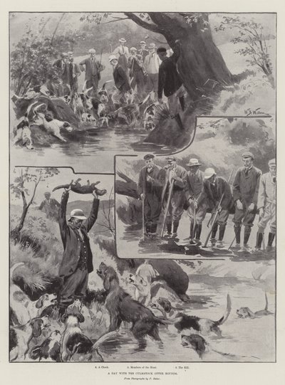 A Day with the Culmstock Otter Hounds by William Barnes Wollen