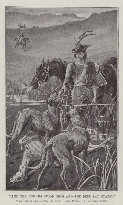 And the Hounds Stood Grim and the Deer Lay Stark by William Barnes Wollen