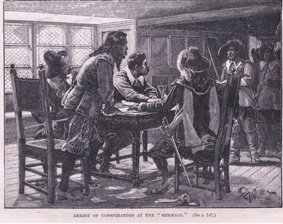 Arrest of the Conspirators at the Mermaid AD 1658 by William Barnes Wollen