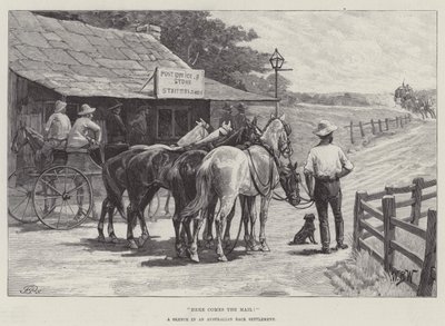 Here Comes the Mail! by William Barnes Wollen