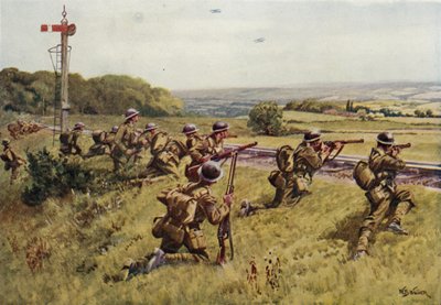 Holding the Railway by William Barnes Wollen