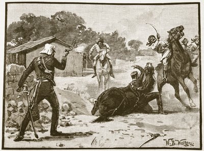 How Major Tombs won the Victoria Cross, illustration from 
