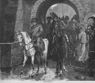 Napoleon Rode Away With a Small Suite Through St. Peters Gate by William Barnes Wollen