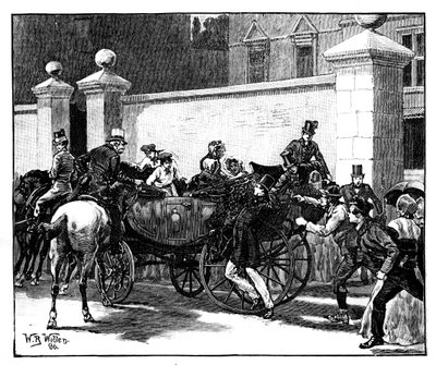 Pates Assault on the Queen, 1850, c1888 by William Barnes Wollen