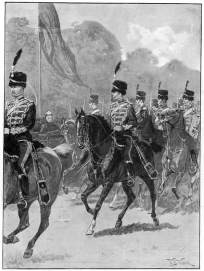 Review of the 1st Yeomanry Brigade by the queen in Windsor Park, 1894 by William Barnes Wollen